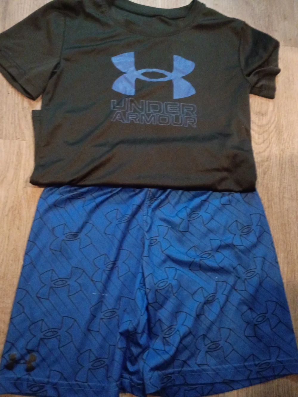 Under Armour Kids' Black & Blue Athletic Matching Set
